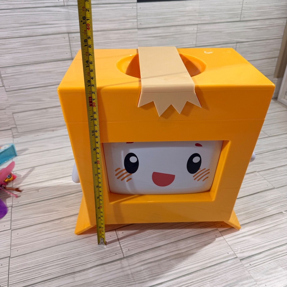 LankyBox Boxy Mystery Box Yellow Plastic Storage Container Toy Bin G321SMDG - Picture 2 of 8